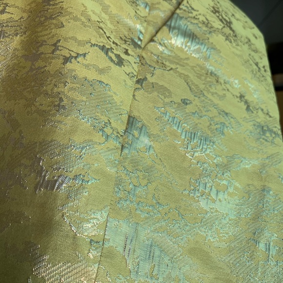 Leifsdottir Anthropologie Gold Brocade Shorts 4 6 - Picture 11 of 12